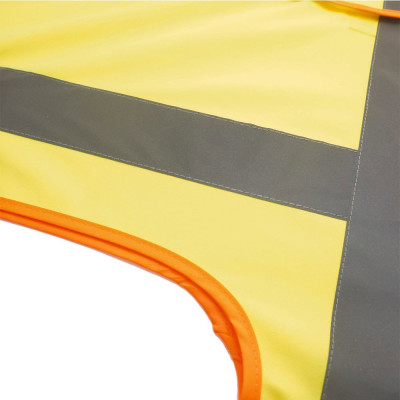 Two-tone high-visibility vest